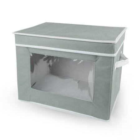 Dii Closet Storage Container With Lid Clear Window For Viewing