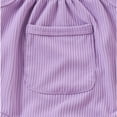 thumbnail image 3 of TOWED22 Baby Girl Clothes 12 18 24 Months Outfits For Girls Infant Toddler Girls' Clothing Ruffle Girls Pants Sets 6M-4T Purple,6-9 M, 3 of 3