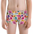 thumbnail image 5 of Yiaed Cute Doodles Print Boys' Boxer Briefs Cotton Casual Stretch Comfort Boys Boxers - Kids Boxer Briefs Underwear for Boys (6-18)-X-Small, 5 of 5