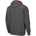 thumbnail image 3 of Men's Colosseum Charcoal Iowa State Cyclones Arch & Logo 3.0 Full-Zip Hoodie, 3 of 3