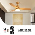 Inner Ceiling Fan BESTYASH Ceiling Fan Mounting Bracket Kit, Iron Slope Ceiling Adapter ...