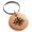 Rose, variant on Stainless Steel Aztec Unity Rune Engraved Small Medallion Circle Charm Keychain Keyring