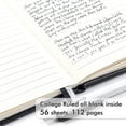 thumbnail image 6 of Feela A6 Mini Cute Pocket Journals Black, 3.5in x 5.5in, 60 Pages, 3 Count, 3 Pack, 6 of 8