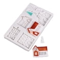 thumbnail image 3 of YAOMOBB Non-stick Chocolate Mold 3D Christmas Tree Castle Cake Mould Silicone Material Icing Pattern, 3 of 7