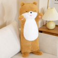 thumbnail image 1 of 80cm Yellow Cute Plush Siamese Cat Pillow Stuffed Toy Soft Stuffed Sea Otter Fox Cat Nap Sleep Pillow Toys for Kids Girls Home Decor, 1 of 5
