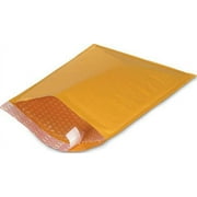 Supply Masters Kraft Bubble Mailers, #2 (8.5 x 12 in), Peel & Seal, 25-Count