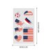 thumbnail image 2 of Disposable Football Match Flag Temporary Tattoos, 2 of 5