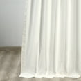 thumbnail image 3 of Fresh Popcorn Solid Cotton Tie-Top Curtain (1 Panel), Fresh Popcorn, 50W X 84L, 3 of 5