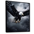 thumbnail image 2 of Designart "Ealge beautyful Soar Eagle" Animals Floater Framed Canvas Print, 2 of 7