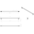 thumbnail image 4 of Jeffrey Alexander 293-305 Zane 12" (305Mm) Center To Center Square Bar Large Cabinet, 4 of 7