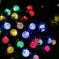 thumbnail image 2 of Cadena de luz solar de 5M 20 LEDS, bola de iluminación exterior blanca, cadena de luz exterior Luces de Navidad a prueba de agua para fiesta, Navidad, exterior, decoración de la casa (color) Adepaton LN-0306, 2 of 5