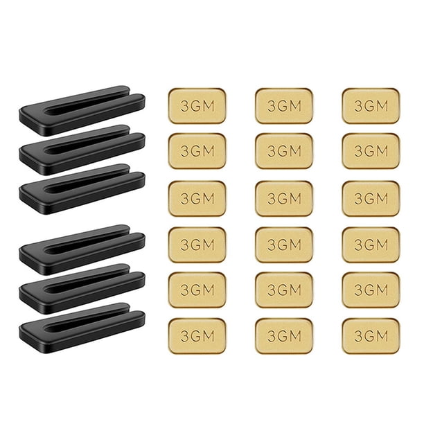 6 conjuntos de techo Blades de ventilador de balanceo Kits de equilibrio Balanceo de ventiladores Pesos adhesivos