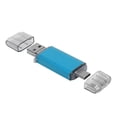 thumbnail image 5 of U Disk 3 en 1 Disco flash USB 3.0 azul de alta velocidad de aleación de aluminio para computadoras de teléfonos móviles (32 GB), 5 of 5