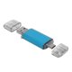 thumbnail image 5 of Disk 3 en 1 Disco flash USB 3.0 azul de alta velocidad de aleación de aluminio para computadoras de teléfonos móviles (128 GB), 5 of 9