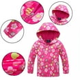 thumbnail image 5 of Ajziojiro Girls Boys Rain Jackets for Kids Toddler Lightweight Waterproof Raincoats Hooded Rushing Jacket Sports Windbreakers Sizes 3-12T, 5 of 9