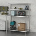 thumbnail image 3 of 48'' x 24'' Stainless Steel Overshelf,2 Tier Kitchen Overshelf for Prep & Work Table,Adjustable Shelf, for Kitchen, Restaurant, Garage, 3 of 8