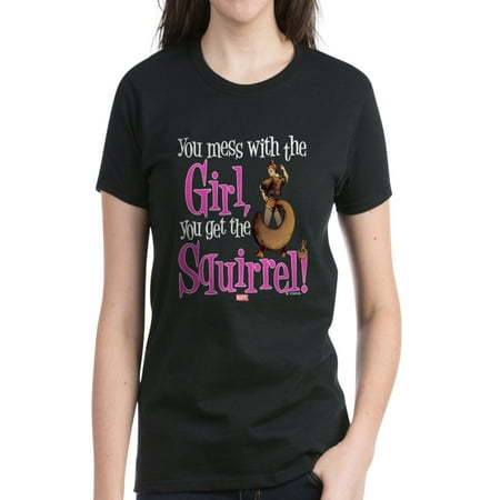 CafePress - Squirrel Girl Mess With The G - Women's Dark T-Shirt