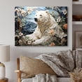 thumbnail image 2 of Designart "Majestic Bear in a Pastoral Scene III" Animals Metal Art Living Room, 2 of 5