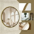 thumbnail image 4 of BEAUTYPEAK 24" Round Bathroom Vanity Mirror, Gold, 4 of 7
