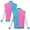 Blue Coats for Winter, variant on XPMWRP Women's Colorblock Button Jacket Loose Casual Long Sleeve Coat Outerwear Lightweight Fall Winter Trendy Jacket with Pockets Pink M