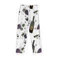 thumbnail image 5 of Disketp Wine Bottles And Grapes Men'S Pajama Pants - Ultra Soft Fleece Sleep And Lounge Pants (Size: S-Xxl), 5 of 9