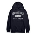 thumbnail image 1 of Menomonee Falls Wisconsin Classic Established Premium Cotton Hoodie, 1 of 1