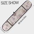 thumbnail image 3 of Yayeee Double Oven Mitt Kitchen Heat Resistant Baking 35" x7" Quilted Glove, Purple Watercolor Seashells, 3 of 6