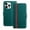 Green, variant on Allytechgroup Flip Wallet Phone Case for iPhone 13 Pro, RFID Blocking PU Leather Built-in Credit Card Slot Stand Shockproof Full Body Protective for iPhone 13 Pro, Green