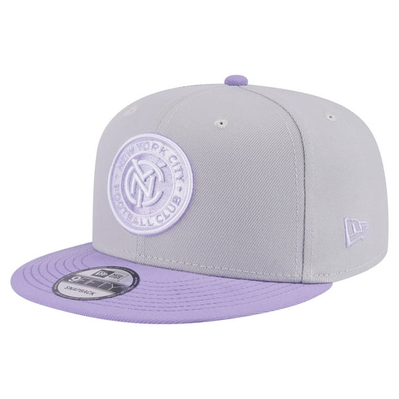 Men's New Era Gray New York City FC Color Pack Two-Tone 9FIFTY Snapback Hat