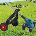 thumbnail image 4 of Estbridge String Trimmer Support Wheels Attachment Wheels Auxiliary Walk Behind Wheels Mower Parts & Accessories Black String Trimmer Support Wheels, 4 of 9