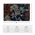 thumbnail image 7 of YFYANG 72"x48" Non-Slip Flannel Carpet Doormat, Living Room Bedroom Office Decorative Area Rugs, Indoor Vintage Floral Botanical Graffiti Floor Mats, 7 of 7