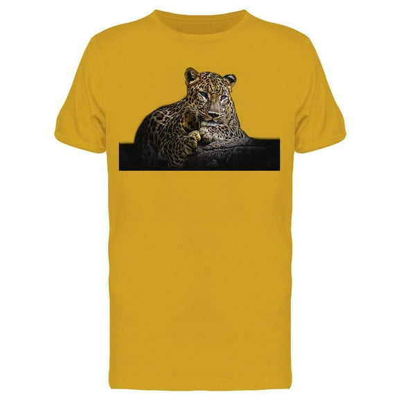 Leopard Resting T-Shirt Men -Image by Shutterstock, Male 3X-Large