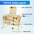thumbnail image 5 of GSE Games & Sports Expert Raffle Drum, Professional Brass Raffle Ticket Spinning Cage, GSE Holds 10,000 Tickets or 300 Ping Pong Raffle Balls (Available in Small, Medium, Large & X-Large), 5 of 5