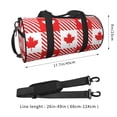 thumbnail image 4 of KLL Maple Leaves1 Duffle Bag For Men Women Sport Gym Fitness Tote Travel Training Workout Basketball Football Weekender, 4 of 8