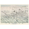 thumbnail image 2 of Koch 24x18 White Modern Wood Framed Museum Art Print Titled - Kearney Nebraska - Koch 1881, 2 of 4