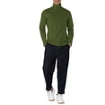 thumbnail image 2 of INSPIRE CHIC Men's Pullover Turtle Neck Long Sleeves Stretchy Slim Fit Tops 38 ArmyGreen, 2 of 7
