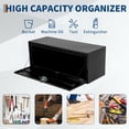 thumbnail image 3 of EDTara Lockable Aluminum Toolbox Chest, Heavy Duty Diamond Plate Storage Organizer With Keys for Trucks, Rvs, and Trailers, 3 of 6