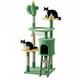 thumbnail image 1 of Árbol para Gatos, Trepador para Gatos de Interior en Forma de Cactus con 4 Postes de Yute Antideslizantes, 1Hamaca, Mega Cueva del Gato, Escalera de Escalada, 2 Plataformas, Apto para Condominios, 1 of 7