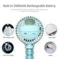 thumbnail image 4 of Mistaha Baby Stroller Fan USB Mini Fan Tabletop Handheld Fan 3 Speeds Rechargeable Battery Operated with Flexible Octopus Tripod for Stroller Crib Bike Desktop, 4 of 8