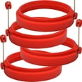 thumbnail image 1 of Silicone Egg Rings, 4 Inch Egg Ring for Frying Eggs, Egg Cook Ring Mould Egg Mcmuffin Ring, 1 of 4