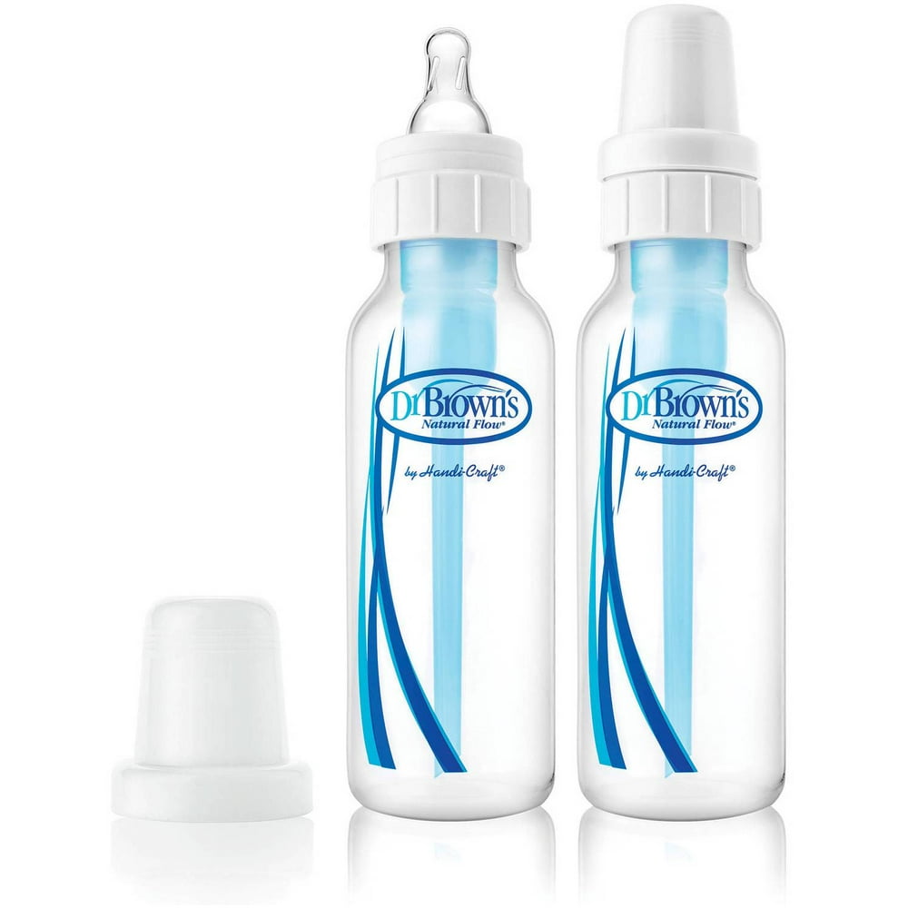 Dr. Brown's Natural Flow Standard Bottle, 8oz 2pk