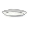 thumbnail image 5 of Chrome Stainless Steel Dinner Plate Set Of 6 | Corporate Gifting For Diwali | Ribbed Pattern | Glossy Finish | Serve Ware, Dinnerware & Tableware | Rhythm Garden Series, 5 of 5