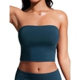 thumbnail image 1 of Top de Bikini CRZ YOGA Longline Acolchado Ajustable Azul M, 1 of 4