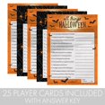 thumbnail image 4 of Distinctivs Halloween Party Games Paquete De Juegos Halloween Trivia & Phobia Match 2 – 25 Unidades, 4 of 5