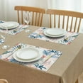 thumbnail image 2 of Romantic Butterfly Table Mats, Flax Heat Resistant and Wrinkle Free, Set of 4 for Garden Dining Room, 2 of 2