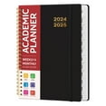thumbnail image 2 of 2024-2026 Academic Planner With Monthly Weekly Calendar And Tabs For Women And Men - Black, 2 of 7