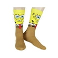 thumbnail image 5 of SpongeBob Socks Nickelodeon SpongeBob SquarePants Men's Character 3D Felt Tie Knit Mid Calf Crew Sock Shoe Size 6-12, 5 of 6
