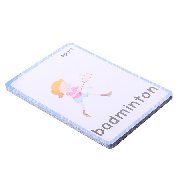 1 de 52 Unidades s Accesorios para Enseñanza de DIY Manual - cartas s - 14 piezas Deportes Sunnimix tarjetas flash de palabras