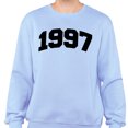 thumbnail image 2 of 1997 College Style Sweatshirt Unisex Large Light Blue, 2 of 5