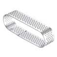 thumbnail image 4 of 2uds Anillos Ovalados de Pastel 3,6' x 1,1' Calor Resistente Metal Plata, 4 of 5